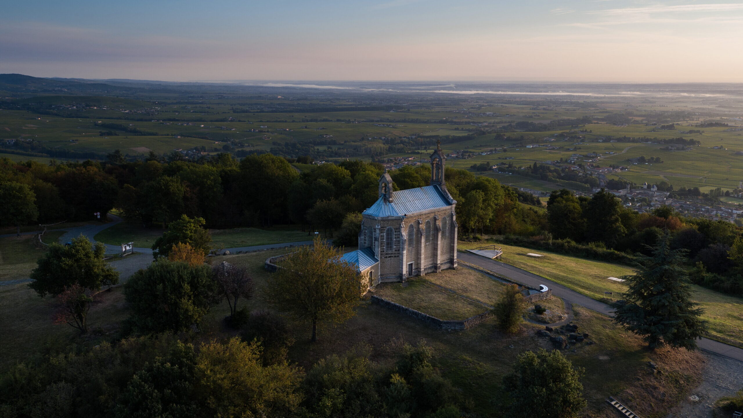 Prise de vue aérienne de Lyon par photographe drone
